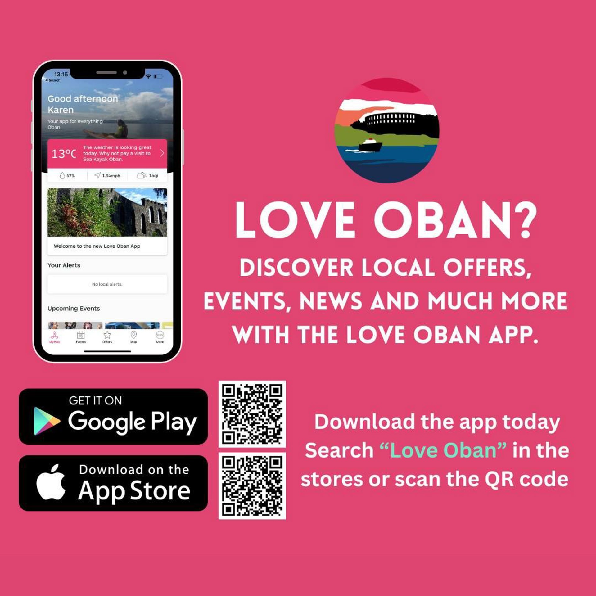 Background image - Love Oban App