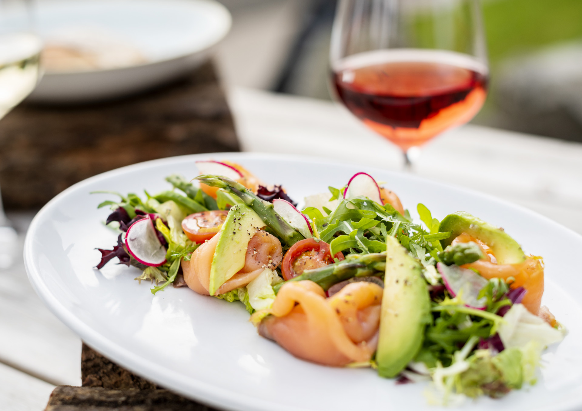 Background image - Salmon Salad Ben Cruachan