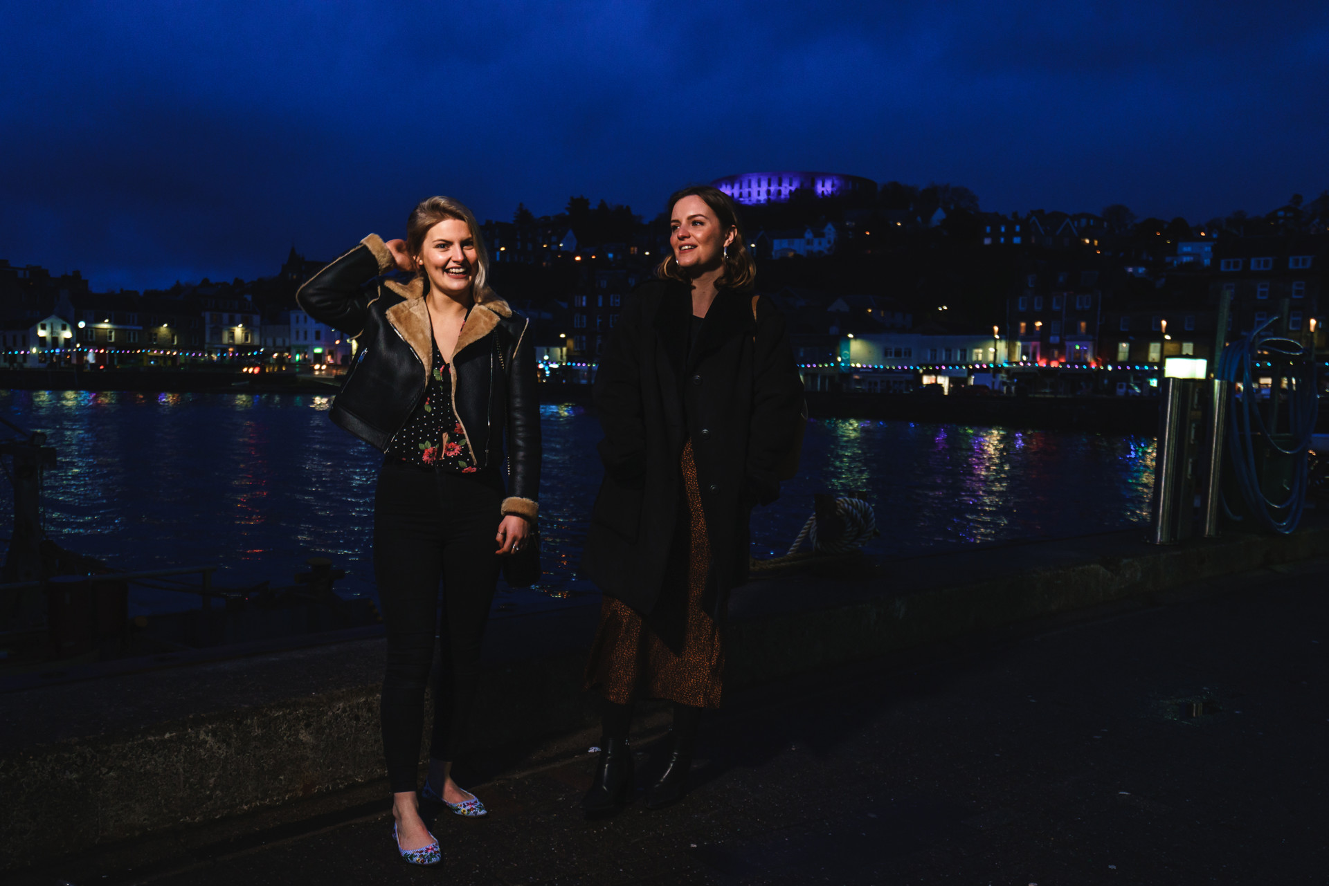 Background image - Oban At Night