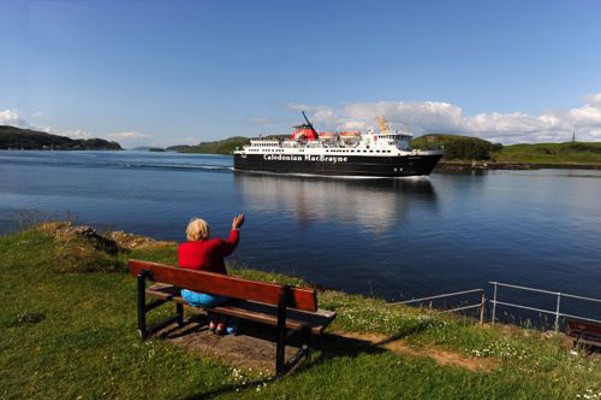 Mv Isle Of Mull Departs Oban Bay June 2012