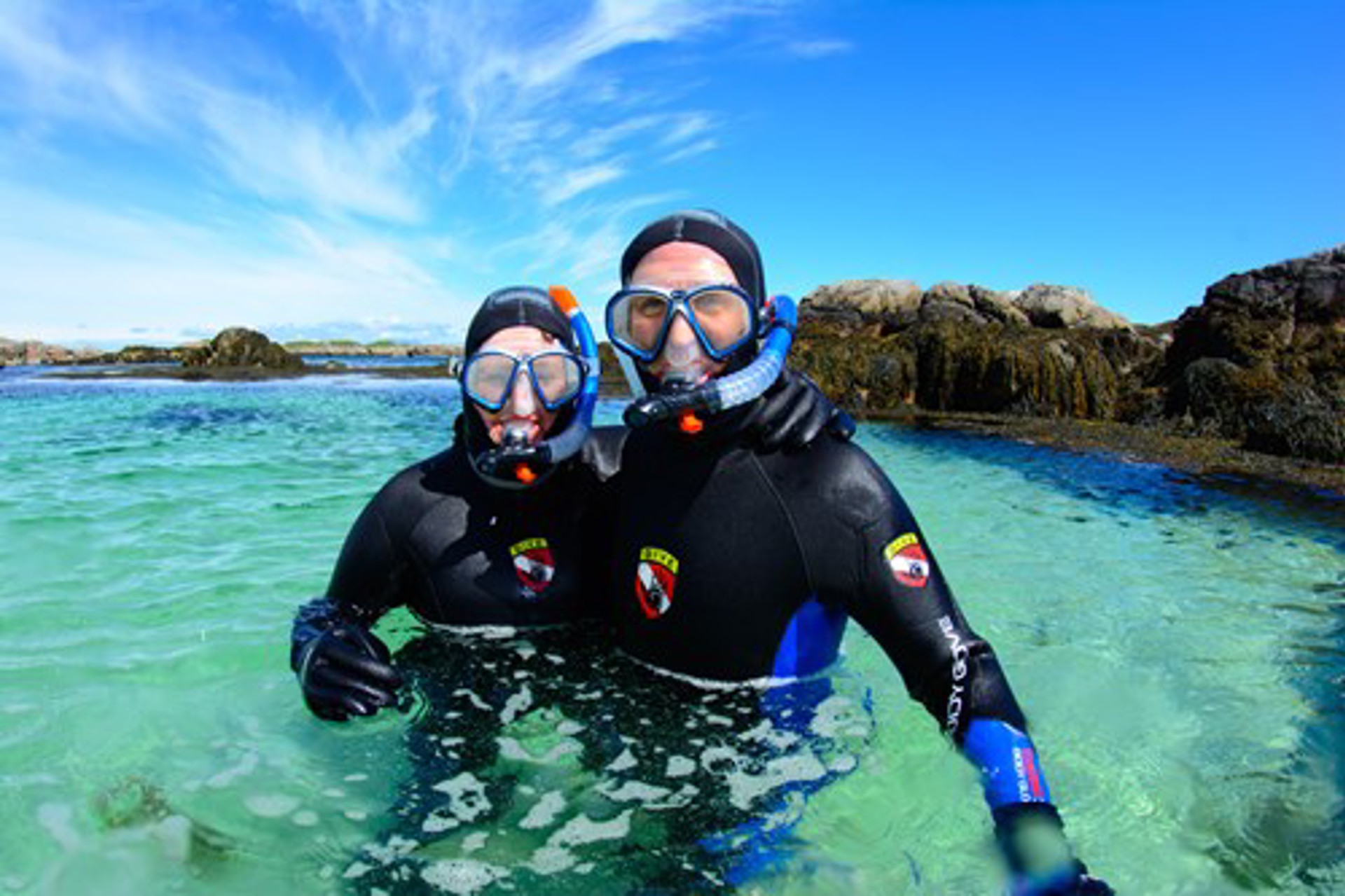 Background image - Basking Shark Snorkelling